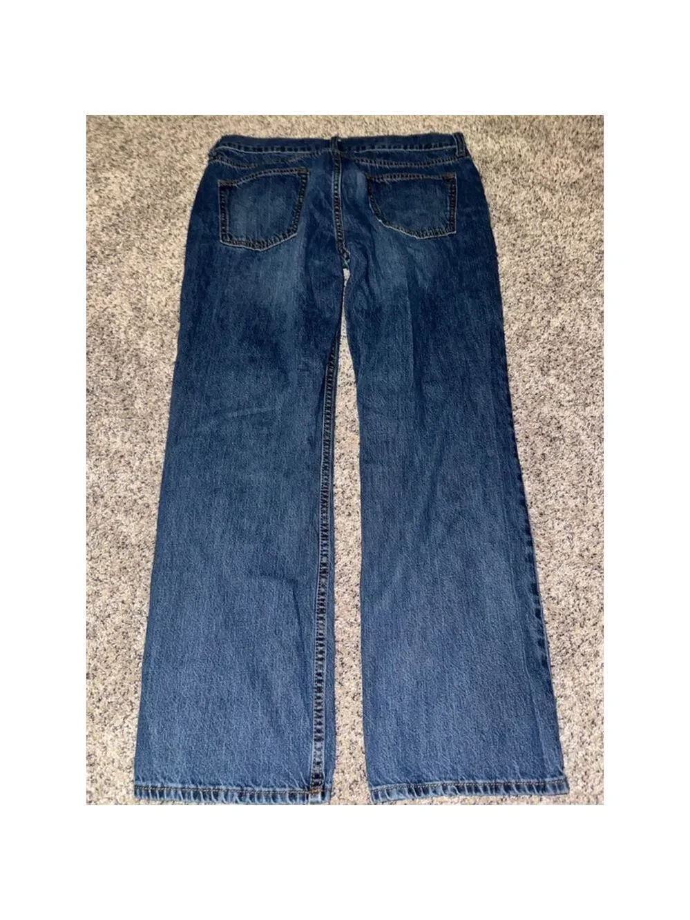 Old Navy Straight Fit Jeans Men’s 34x30 Blue Medium Wash Classic Denim